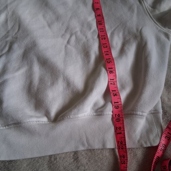 Aritzia TNA Women's Size 1 (XS) White Mock Neck Cozy Fleece Pullover Sweatshirt - Picture 8 of 8